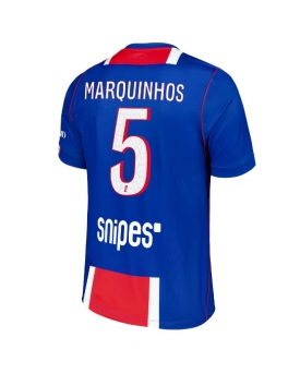 Paris Saint-Germain Marquinhos #5 Maglia Gara Casa Repliche 2026-27 Maniche Corte Paris Saint-Germain Marquinhos #5 Maglia Gara Casa Repliche 2026-27 Maniche Corte